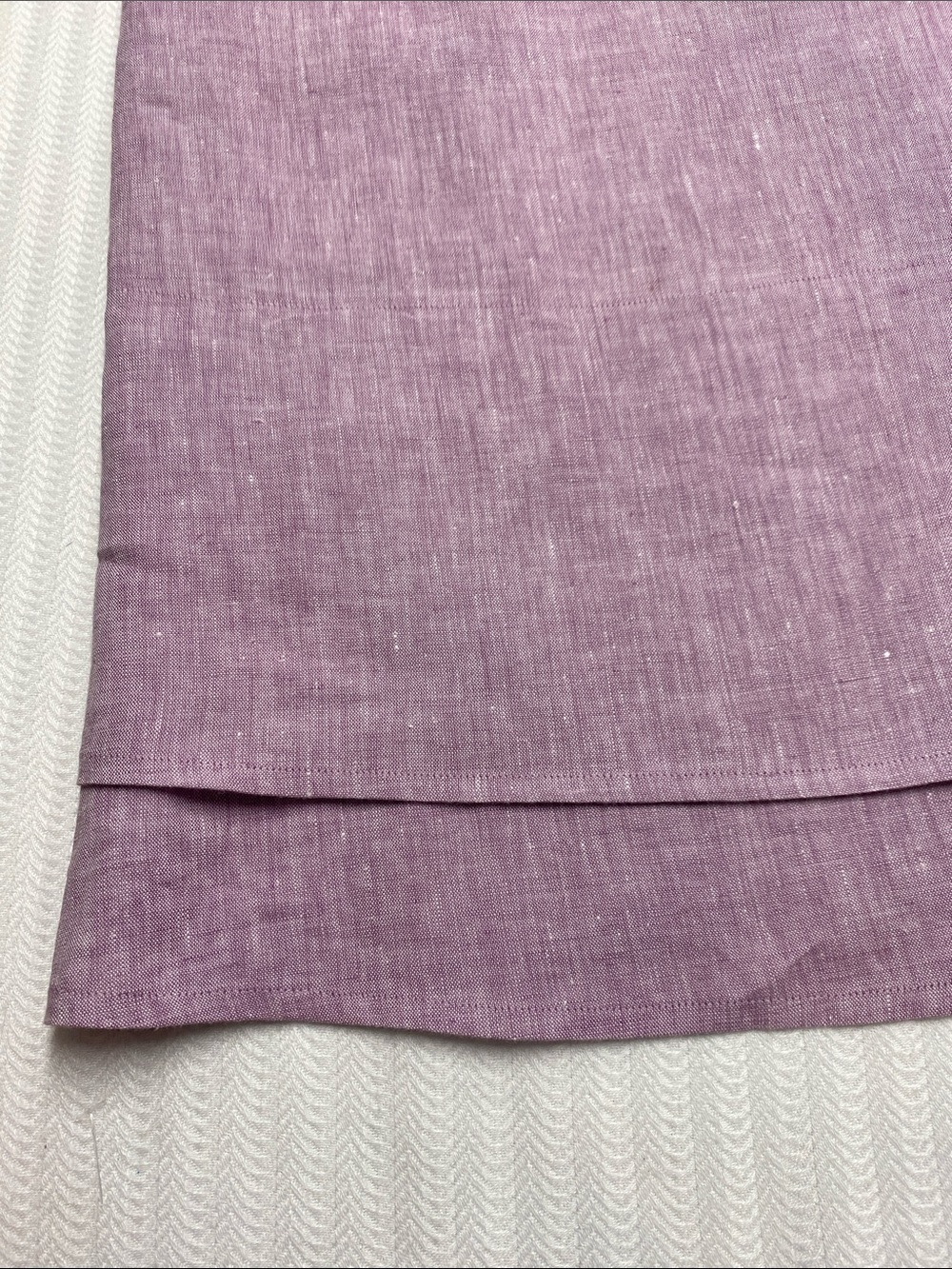 Eileen Fisher Irish Linen Purple Midi Tank Dress XL Coastal Minimalist Lagenlook - Picture 8 of 9